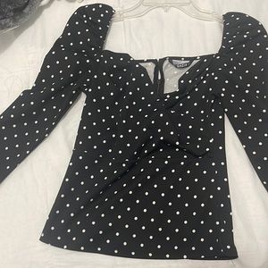 Shein Polka dot top